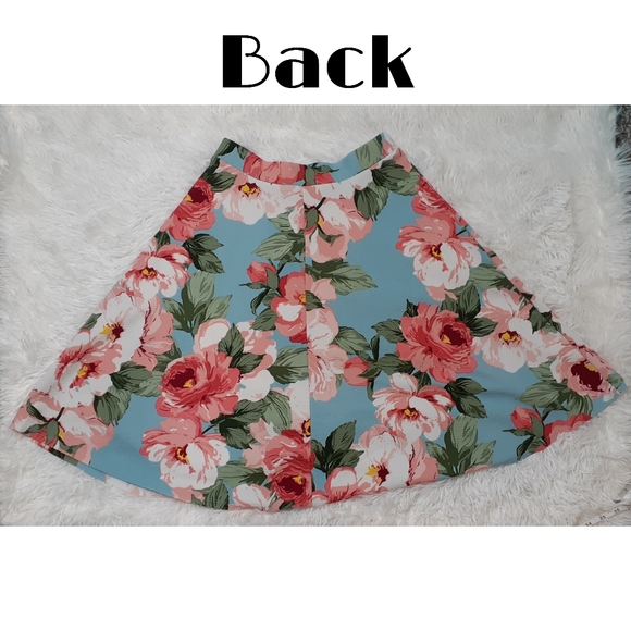 Floral A-Line Skirt - Picture 2 of 6